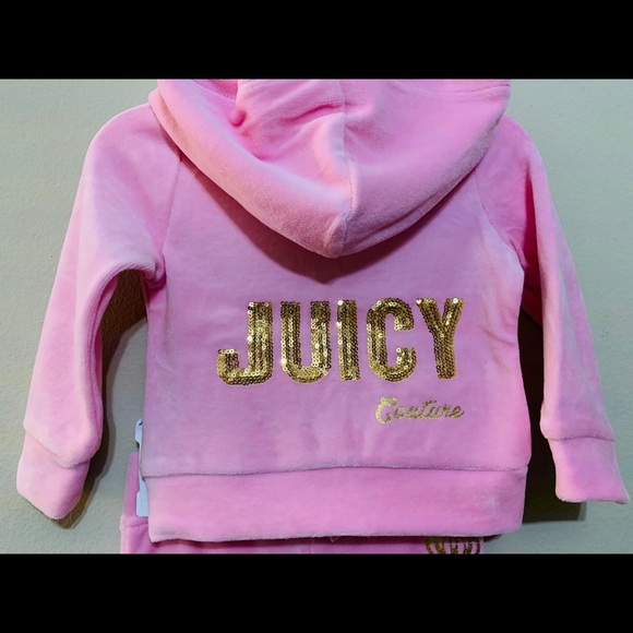 Baby Juicy Couture Velour Tracksuit 12M NWT $64 - Picture 2 of 8